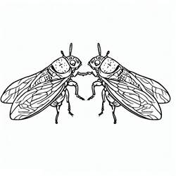 Desenho Cigarra (Animais) #187695 para imprimir e colorir