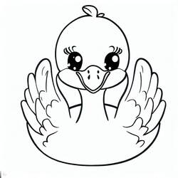 Desenho Cisne (Animais) #185192 para imprimir e colorir