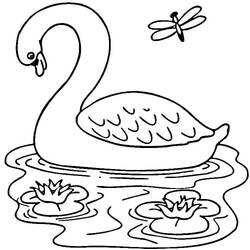 Desenho Cisne (Animais) #185206 para imprimir e colorir