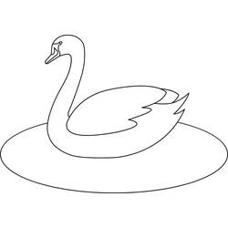 Desenho Cisne (Animais) #185208 para imprimir e colorir
