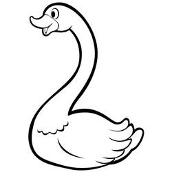 Desenho Cisne (Animais) #185209 para imprimir e colorir