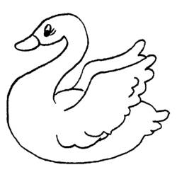 Página para colorir: Cisne (animais) #5004 - Páginas para Colorir Imprimíveis Gratuitamente