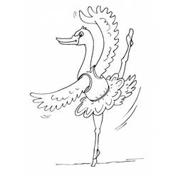 Página para colorir: Cisne (animais) #5005 - Páginas para Colorir Imprimíveis Gratuitamente