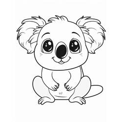 Desenho Coala (Animais) #217746 para imprimir e colorir
