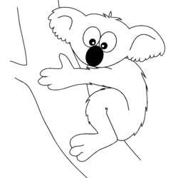 Página para colorir: coala (animais) #9358 - Páginas para Colorir Imprimíveis Gratuitamente