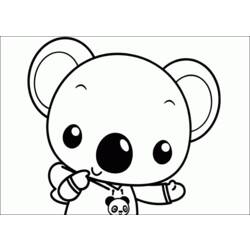 Página para colorir: coala (animais) #9465 - Páginas para Colorir Imprimíveis Gratuitamente