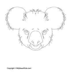 Página para colorir: coala (animais) #9480 - Páginas para Colorir Imprimíveis Gratuitamente