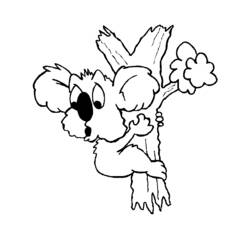 Página para colorir: coala (animais) #9485 - Páginas para Colorir Imprimíveis Gratuitamente