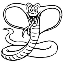 Página para colorir: cobra (animais) #3224 - Páginas para Colorir Imprimíveis Gratuitamente