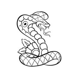 Página para colorir: cobra (animais) #3255 - Páginas para Colorir Imprimíveis Gratuitamente