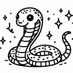 Desenho Cobra (Animais) #212659 para imprimir e colorir