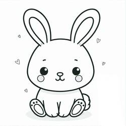Desenho Coelho (Animais) #216896 para imprimir e colorir
