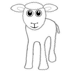 Desenho Cordeiro (Animais) #184284 para imprimir e colorir
