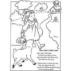 Página para colorir: Cordeiro (animais) #232 - Páginas para Colorir Imprimíveis Gratuitamente