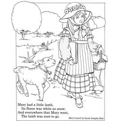Página para colorir: Cordeiro (animais) #261 - Páginas para Colorir Imprimíveis Gratuitamente