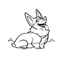 Desenho Corgi (Animais) #220764 para imprimir e colorir