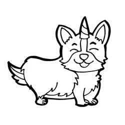 Desenho Corgi (Animais) #220769 para imprimir e colorir
