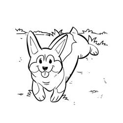 Desenho Corgi (Animais) #220781 para imprimir e colorir