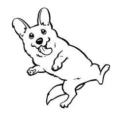 Desenho Corgi (Animais) #220782 para imprimir e colorir