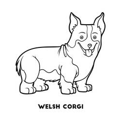 Desenho Corgi (Animais) #220783 para imprimir e colorir