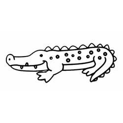 Página para colorir: Crocodilo (animais) #4831 - Páginas para Colorir Imprimíveis Gratuitamente