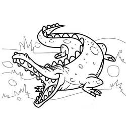 Página para colorir: Crocodilo (animais) #4857 - Páginas para Colorir Imprimíveis Gratuitamente