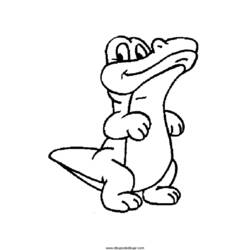 Página para colorir: Crocodilo (animais) #4969 - Páginas para colorir imprimíveis