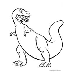 Página para colorir: Dinossauro (animais) #5490 - Páginas para Colorir Imprimíveis Gratuitamente