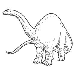 Página para colorir: Dinossauro (animais) #5498 - Páginas para Colorir Imprimíveis Gratuitamente