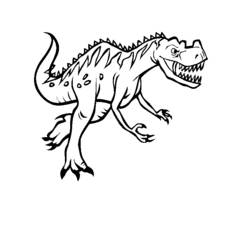 Página para colorir: Dinossauro (animais) #5511 - Páginas para Colorir Imprimíveis Gratuitamente