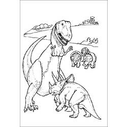 Página para colorir: Dinossauro (animais) #5526 - Páginas para Colorir Imprimíveis Gratuitamente