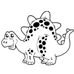 Página para colorir: Dinossauro (animais) #5537 - Páginas para Colorir Imprimíveis Gratuitamente