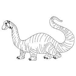 Página para colorir: Dinossauro (animais) #5539 - Páginas para Colorir Imprimíveis Gratuitamente
