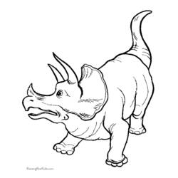 Página para colorir: Dinossauro (animais) #5555 - Páginas para Colorir Imprimíveis Gratuitamente