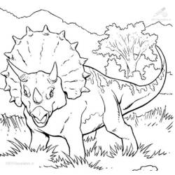 Página para colorir: Dinossauro (animais) #5558 - Páginas para Colorir Imprimíveis Gratuitamente