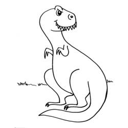 Página para colorir: Dinossauro (animais) #5560 - Páginas para Colorir Imprimíveis Gratuitamente