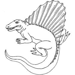 Página para colorir: Dinossauro (animais) #5590 - Páginas para Colorir Imprimíveis Gratuitamente