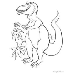 Página para colorir: Dinossauro (animais) #5597 - Páginas para Colorir Imprimíveis Gratuitamente