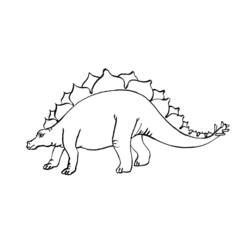 Página para colorir: Dinossauro (animais) #5612 - Páginas para Colorir Imprimíveis Gratuitamente