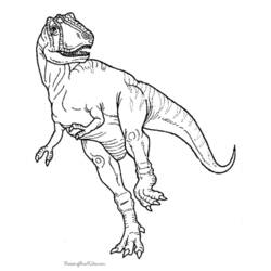Página para colorir: Dinossauro (animais) #5640 - Páginas para Colorir Imprimíveis Gratuitamente
