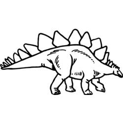 Página para colorir: Dinossauro (animais) #5651 - Páginas para Colorir Imprimíveis Gratuitamente
