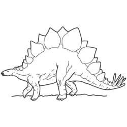 Página para colorir: Dinossauro (animais) #5655 - Páginas para Colorir Imprimíveis Gratuitamente