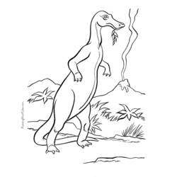 Página para colorir: Dinossauro (animais) #5656 - Páginas para Colorir Imprimíveis Gratuitamente