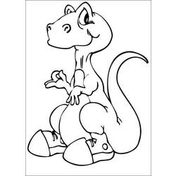 Página para colorir: Dinossauro (animais) #5657 - Páginas para Colorir Imprimíveis Gratuitamente