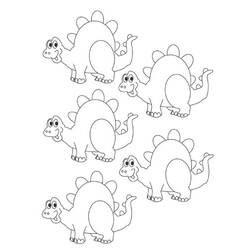 Página para colorir: Dinossauro (animais) #5658 - Páginas para Colorir Imprimíveis Gratuitamente