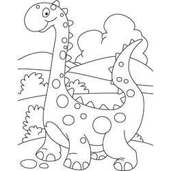 Página para colorir: Dinossauro (animais) #5666 - Páginas para Colorir Imprimíveis Gratuitamente