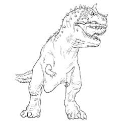 Página para colorir: Dinossauro (animais) #5670 - Páginas para Colorir Imprimíveis Gratuitamente
