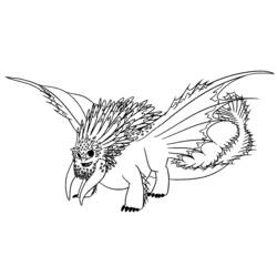 Página para colorir: Dragão (animais) #5752 - Páginas para Colorir Imprimíveis Gratuitamente