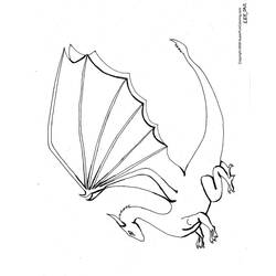 Página para colorir: Dragão (animais) #5797 - Páginas para Colorir Imprimíveis Gratuitamente