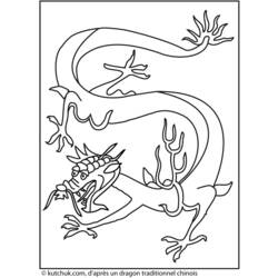 Página para colorir: Dragão (animais) #5810 - Páginas para Colorir Imprimíveis Gratuitamente